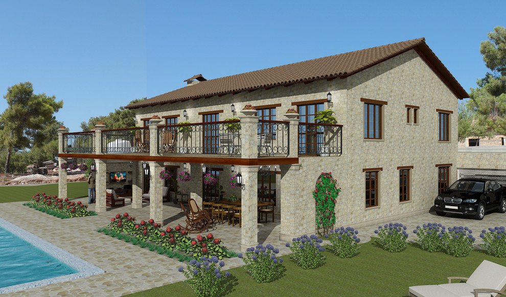 Обложка проекта: дом в английском стиле