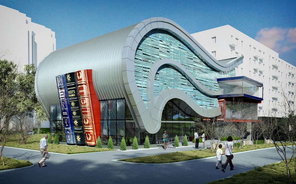 Обложка проекта: Концепция реконструкции библиотеки