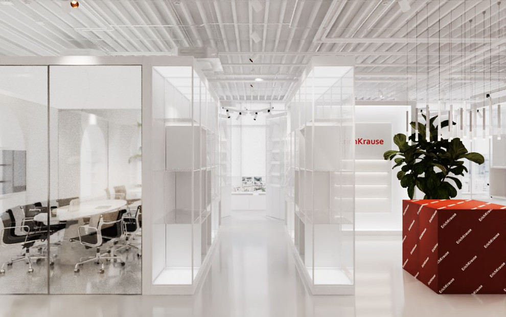 Москва, БЦ Портплаза, Шоурум Эрих Краузе, 260 кв.м, 2023 год