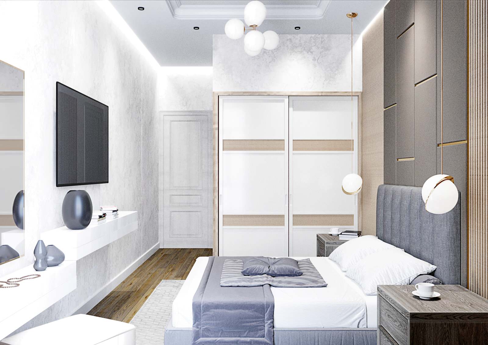 Bed room interior design