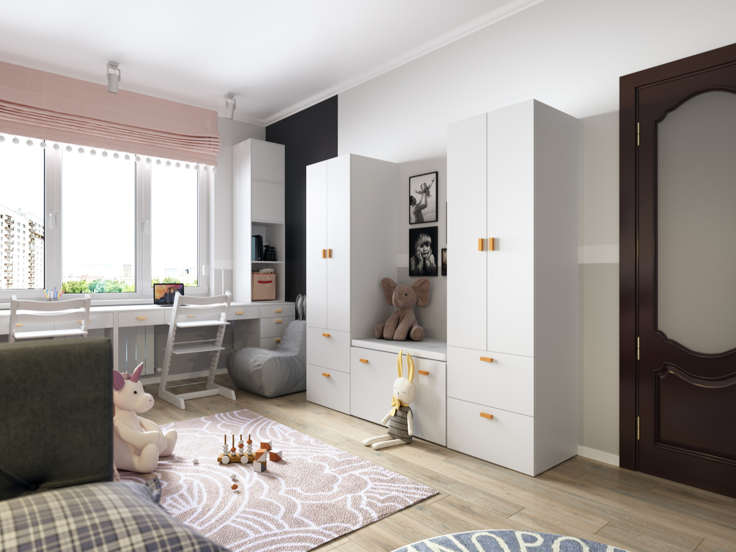 Комната для брата и сестры 9 и 5 лет