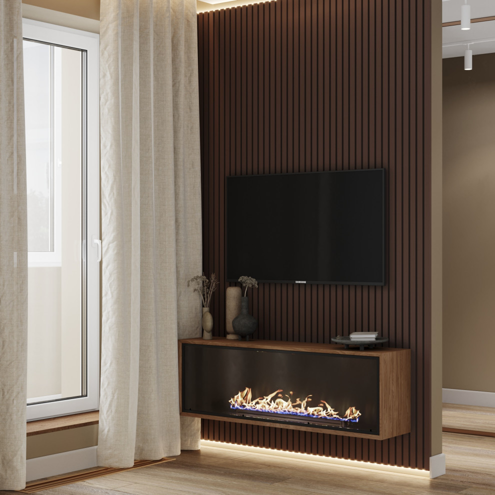 Дыхание леса, гостиная-кухня