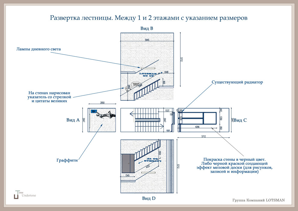 Дизайн-проект Офиса Lotsman