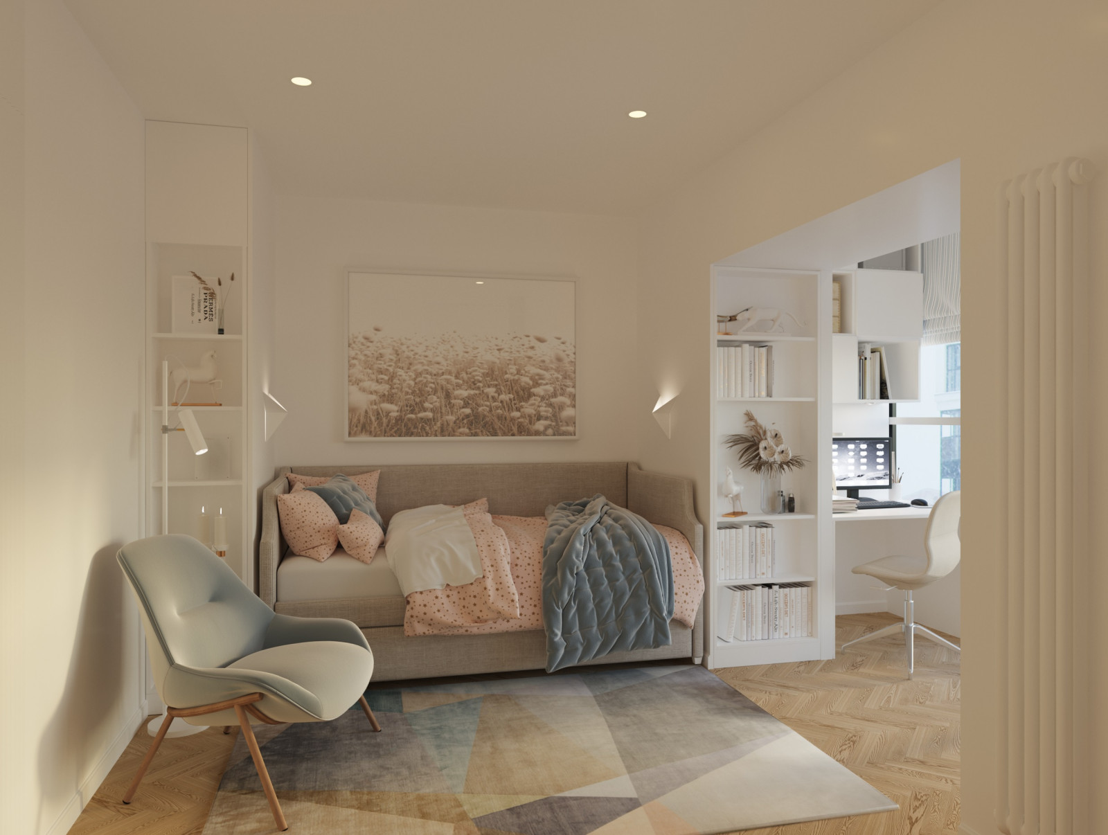 Проект 3-х комнатной квартиры (СПб)