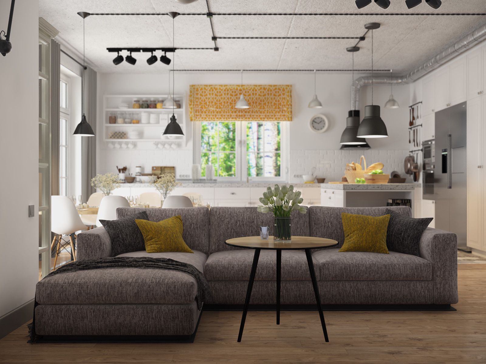 Дом в стиле лофт