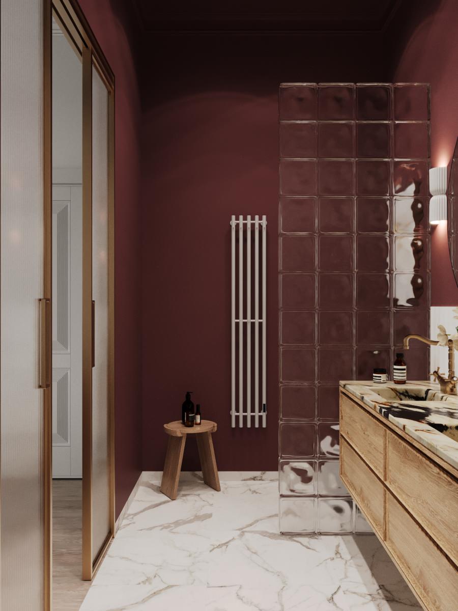 Проект в старом фонде в центре СПб. Ретро и винтаж.