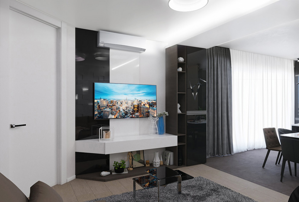 кухня-гостиная в ЖК Эверест