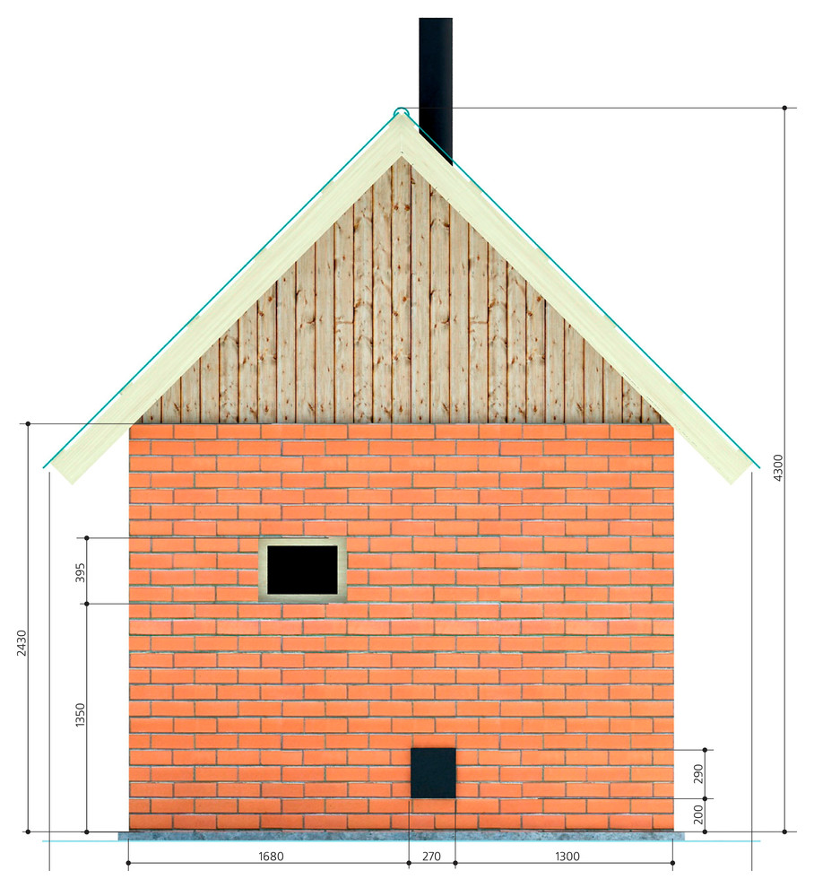 Форэскиз бани 3х4 для дачного участка