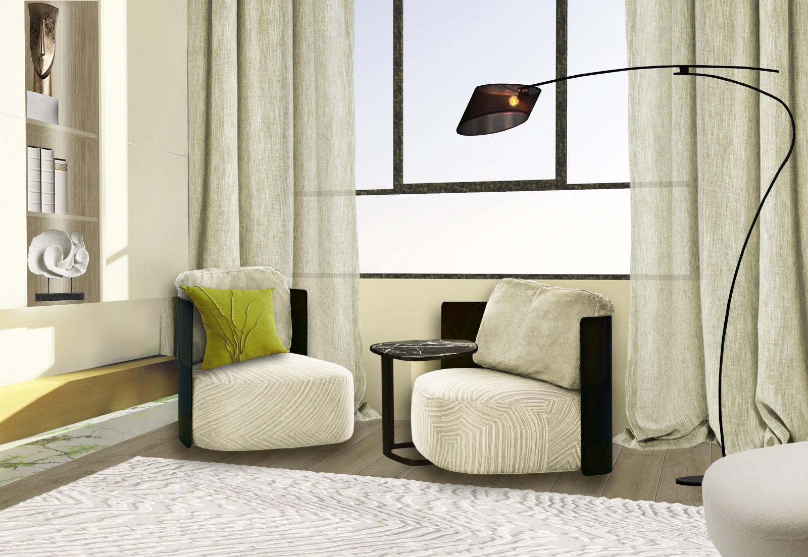 Secret Place. Эскизный проект (Компьютерная подача)