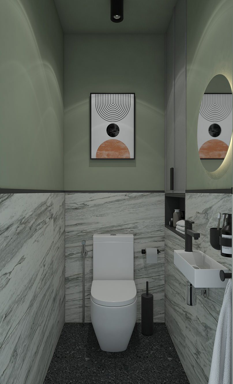 Квартира с нотками графики