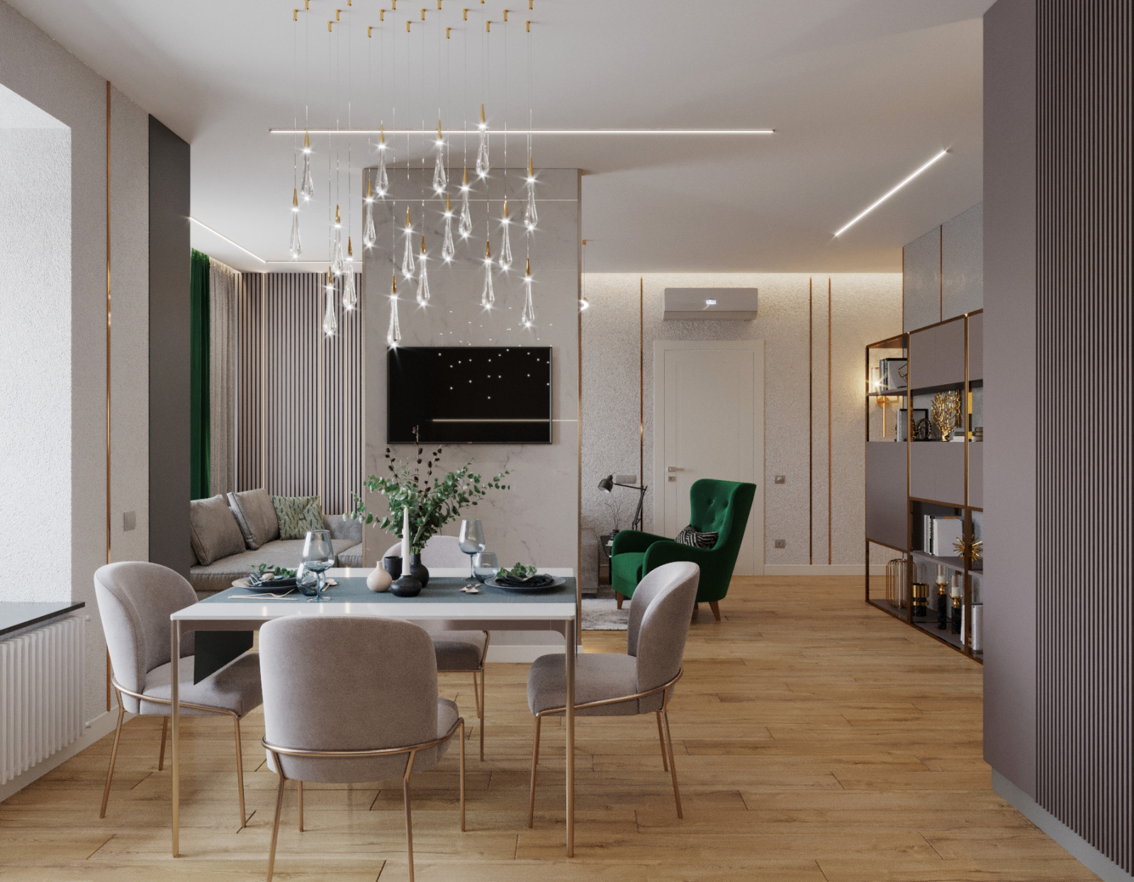 Проект 4-х ком. кв. в ЖК  "Ты и Я"