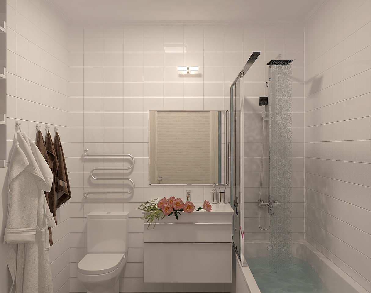 Двухкомнатная. Стены+мебель. Москва