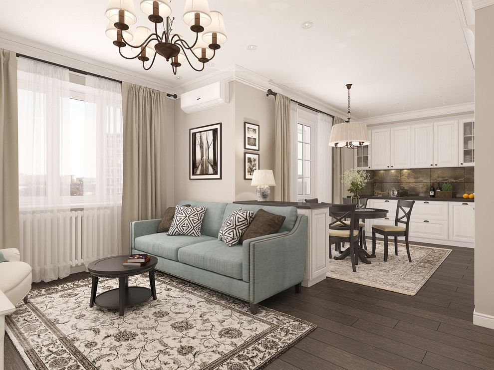 Обложка проекта: 2-х комнатная квартира на ул. Маргелова, 62 кв. м., г. Тула