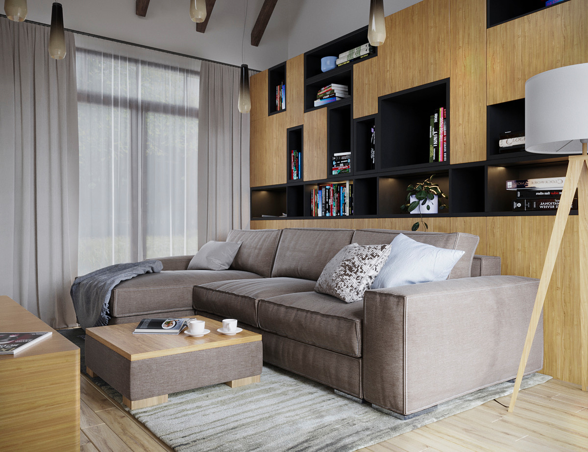 Гостиная в частном доме в Испании