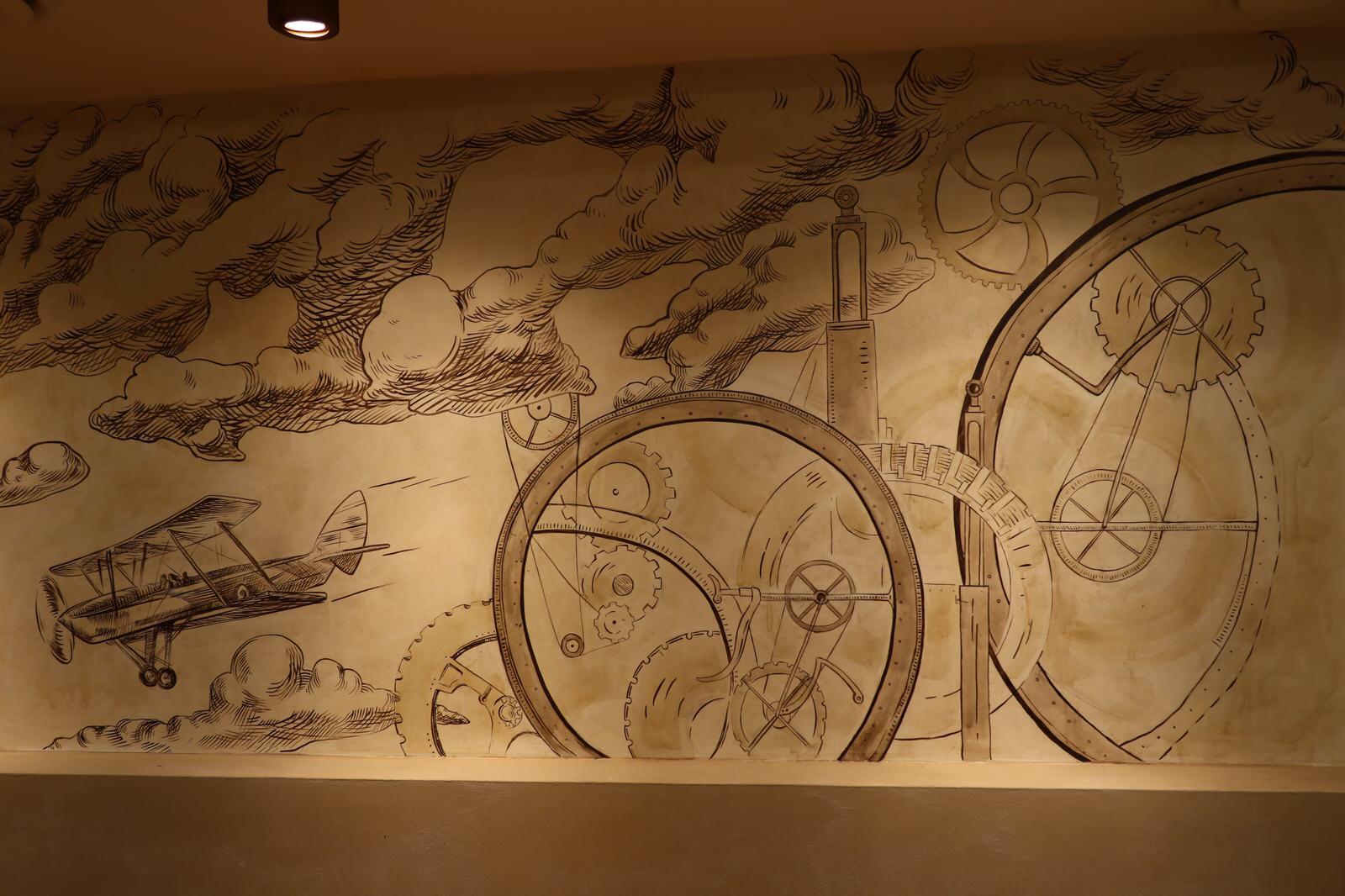 Обложка проекта: Роспись стен в баре « Medovarus »