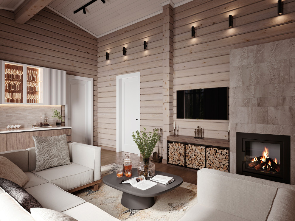 Дизайн дома  из бруса, Ильинка