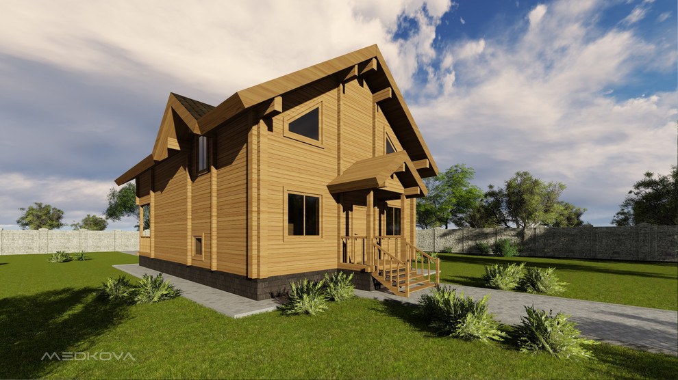 Проект деревянного дома из бруса