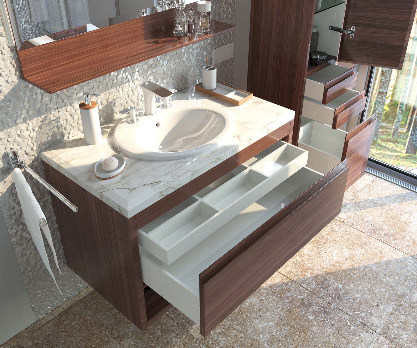 Дизайн санузла NATURE