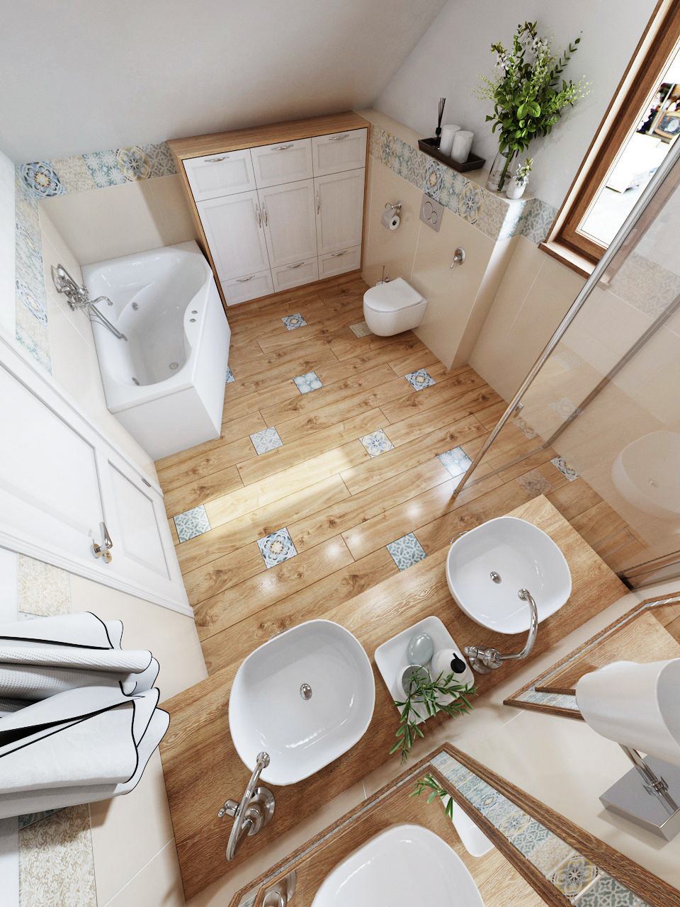 Проект ванной комнаты в Швейцарии