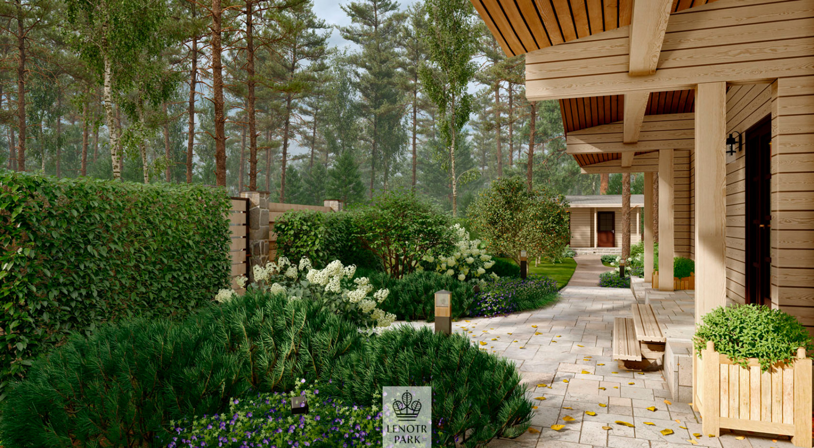 Обложка проекта: Лесной пейзаж