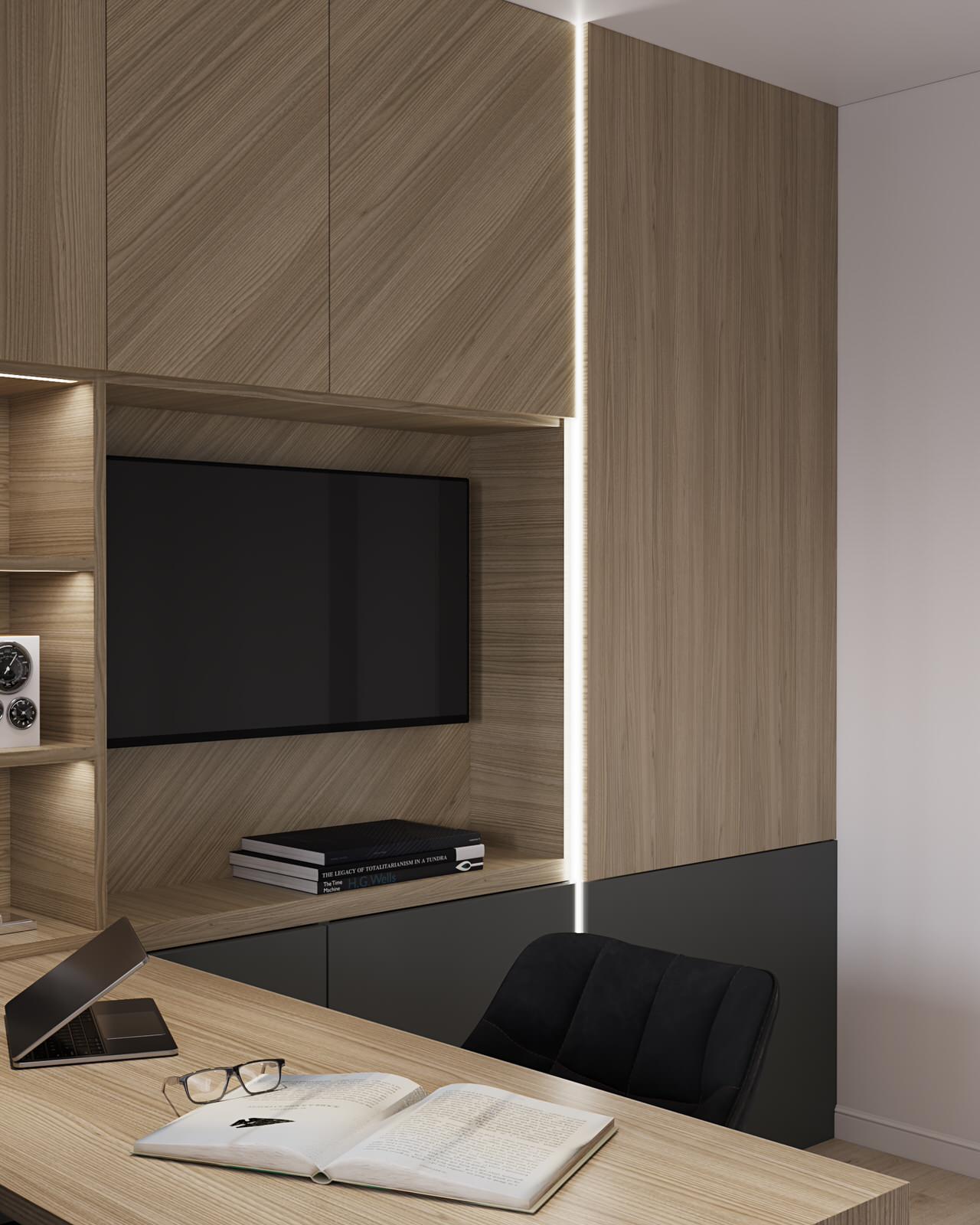 проект "Сдержанный комби на 87м2"