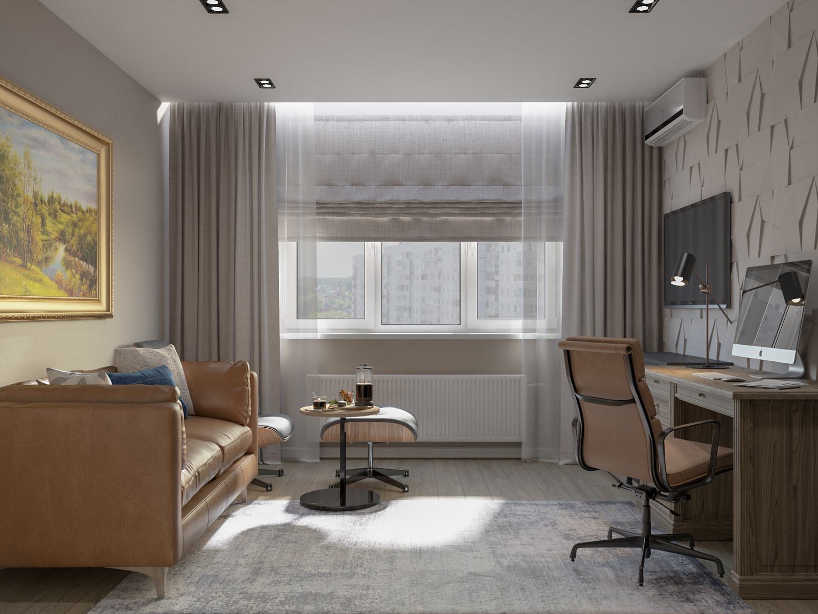 Обложка проекта: Кабинет в квартире