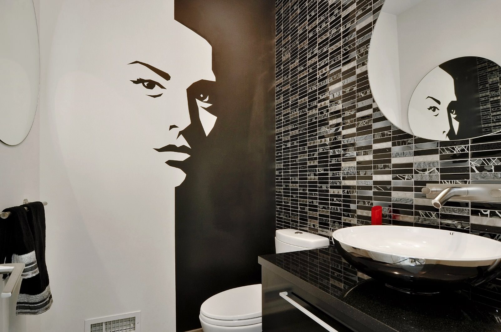 Powder Room "Him & Her"