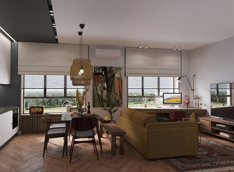 Двухкомнатная квартира для молодой пары в ЖК Селигер Сити