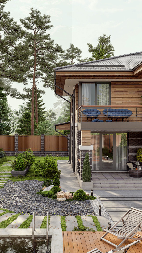 Аккуратный 2-х этажный частный дом в Ростове-на-Дону