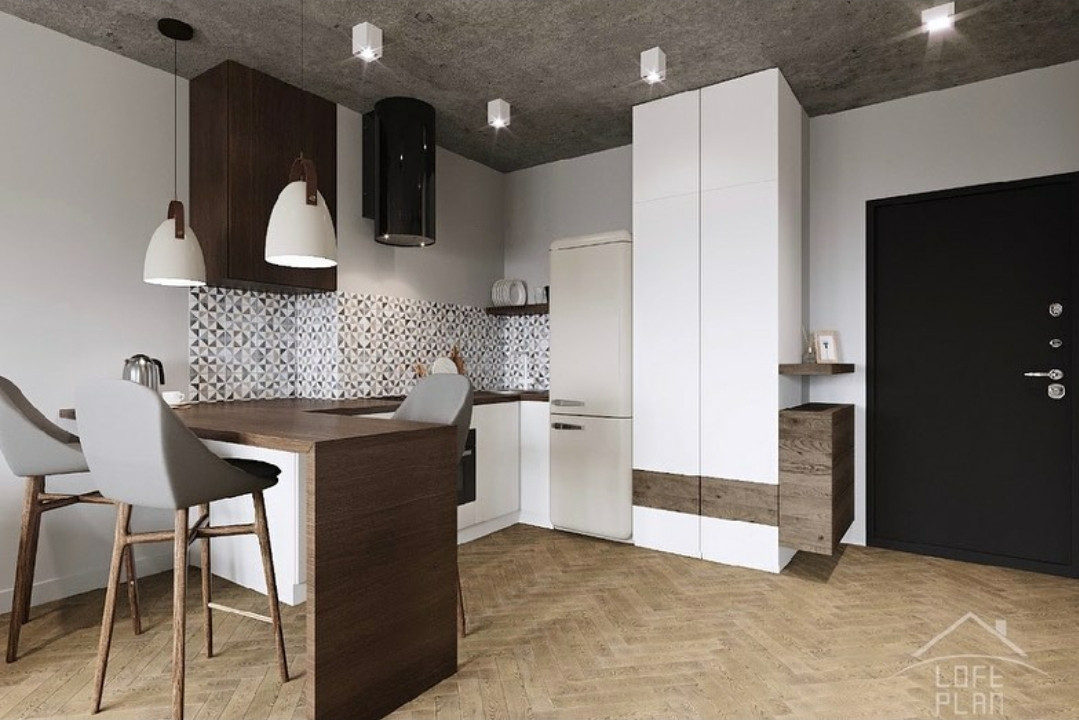 Дизайн квартиры 35 кв.м.в ЖК Новая Звезда