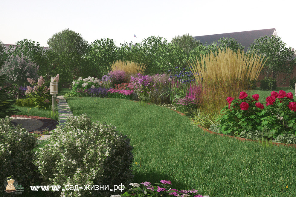 Дизайн частного участка в г. Малый Петербург