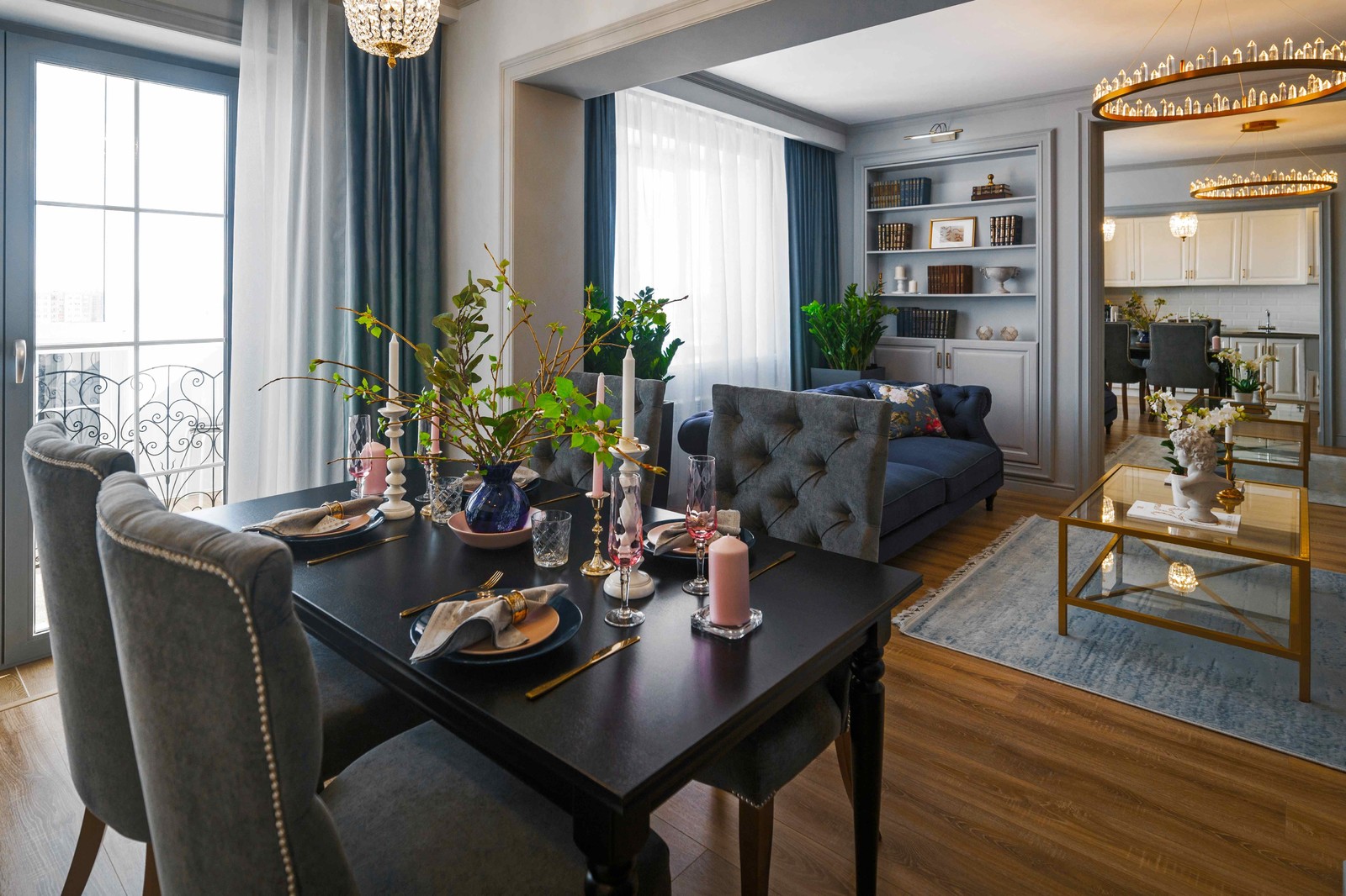 Квартира серого цвета с розовым. г.Димитровград .