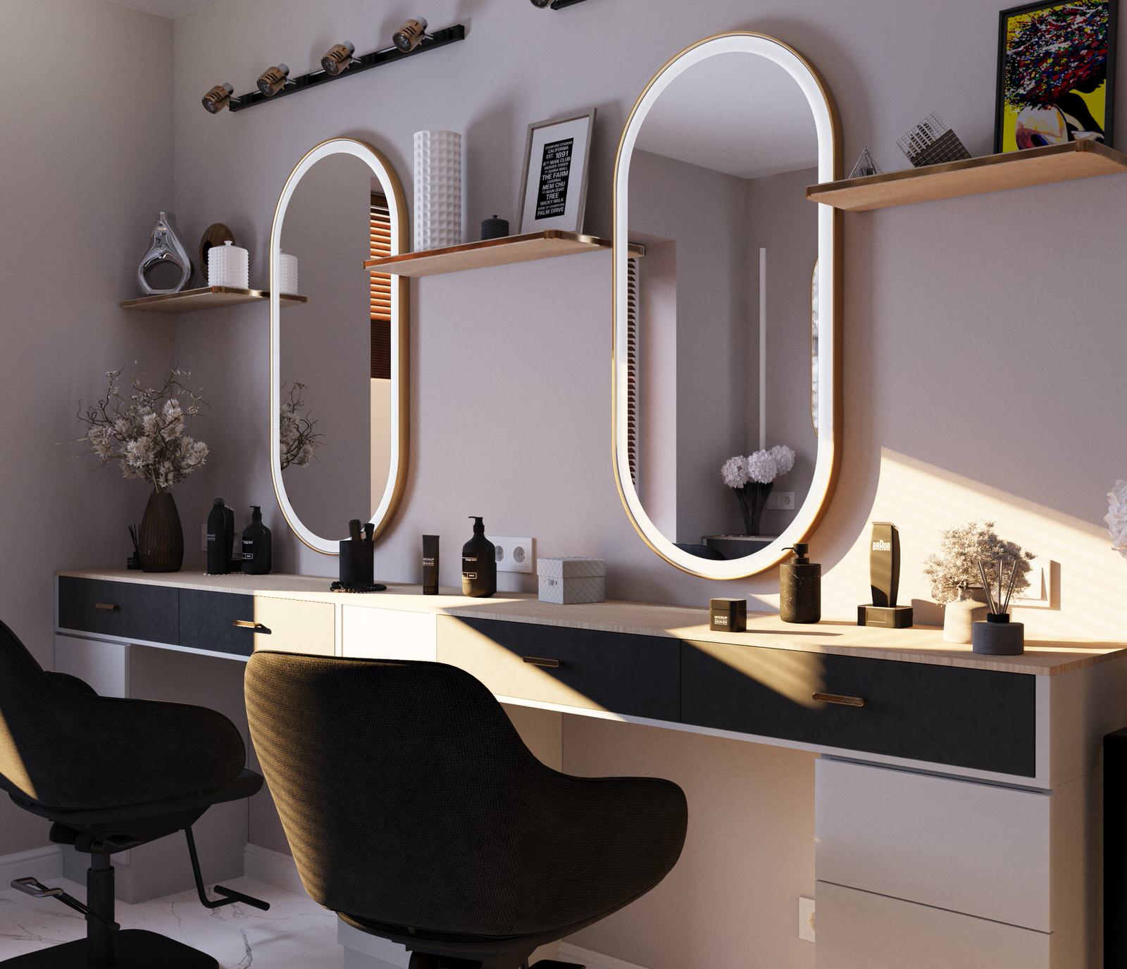 Салон красоты в студии 29 м2.