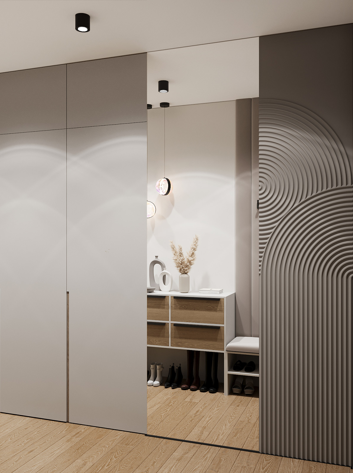 Обложка проекта: Дизайн квартиры в современном стиле с нотками сканди