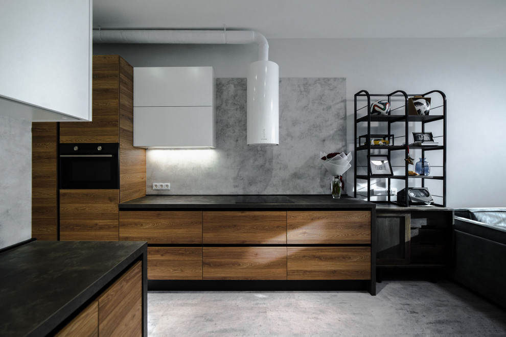 сдержанный стильный интерьер