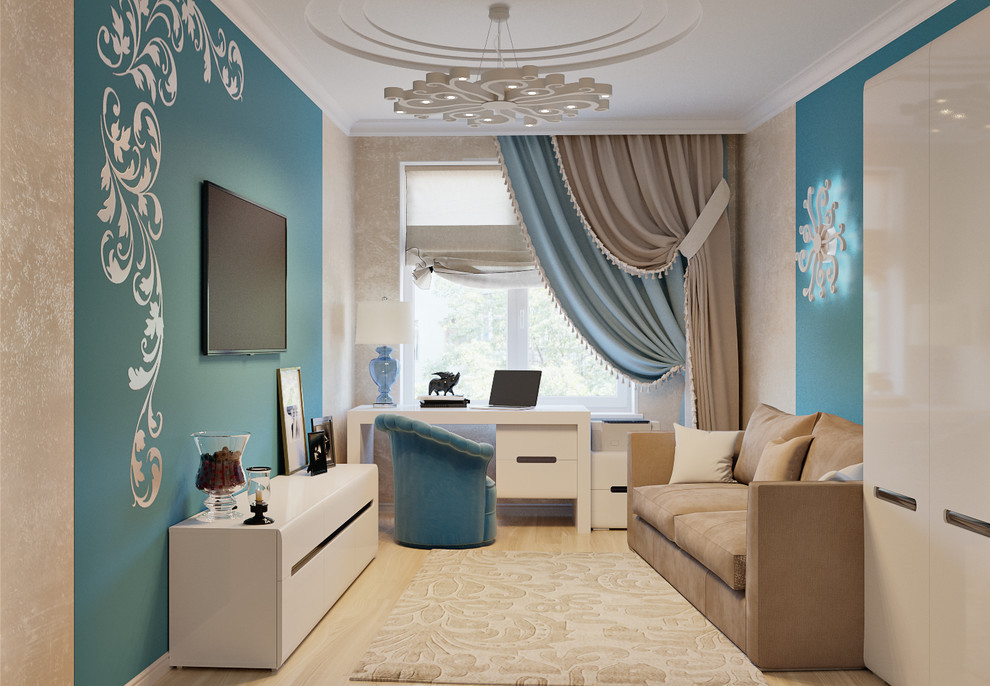 Проект дизайна интерьера 3х комнатной квартиры 100 кв.м.