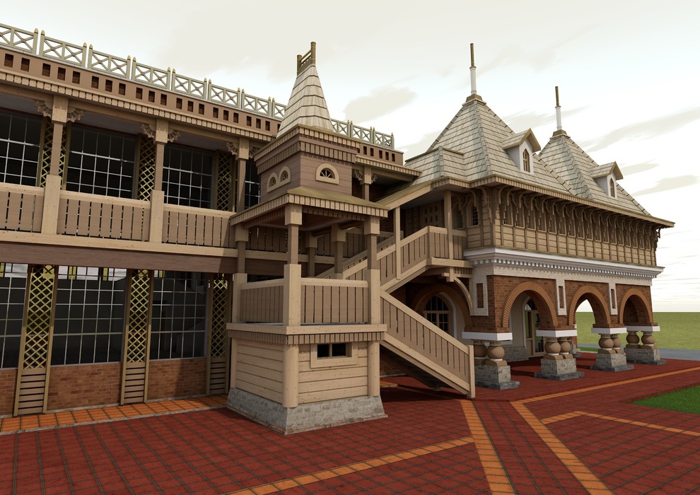 Проект Реконструкции игрового павильона ЦПКиО. Начало. 2016 год.