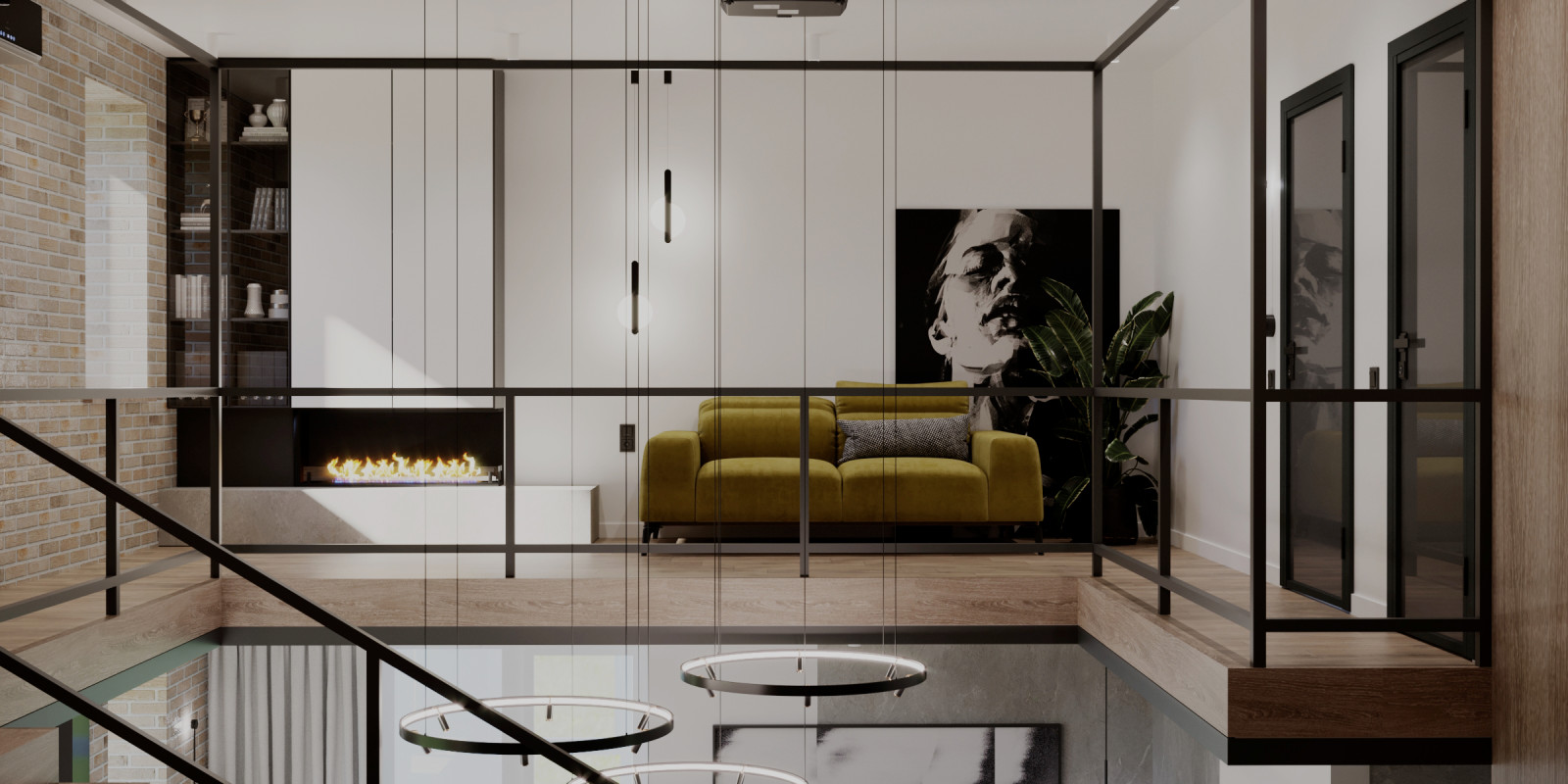 Двухуровневая квартира Лофт