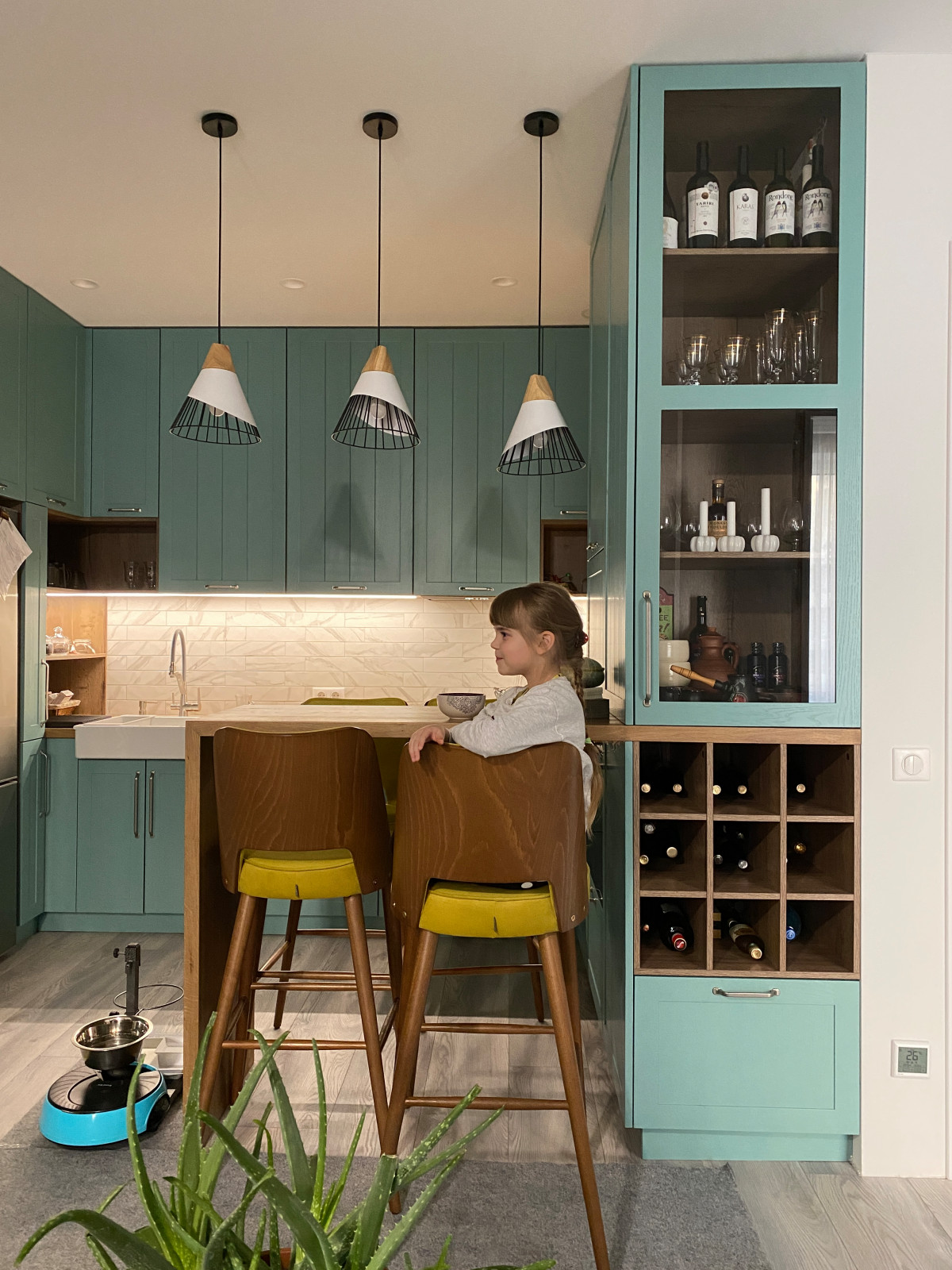 П-образная Кухня в стиле «Прованс»