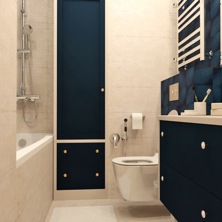 Квартира в Долгопрудном с Панно Ракушка