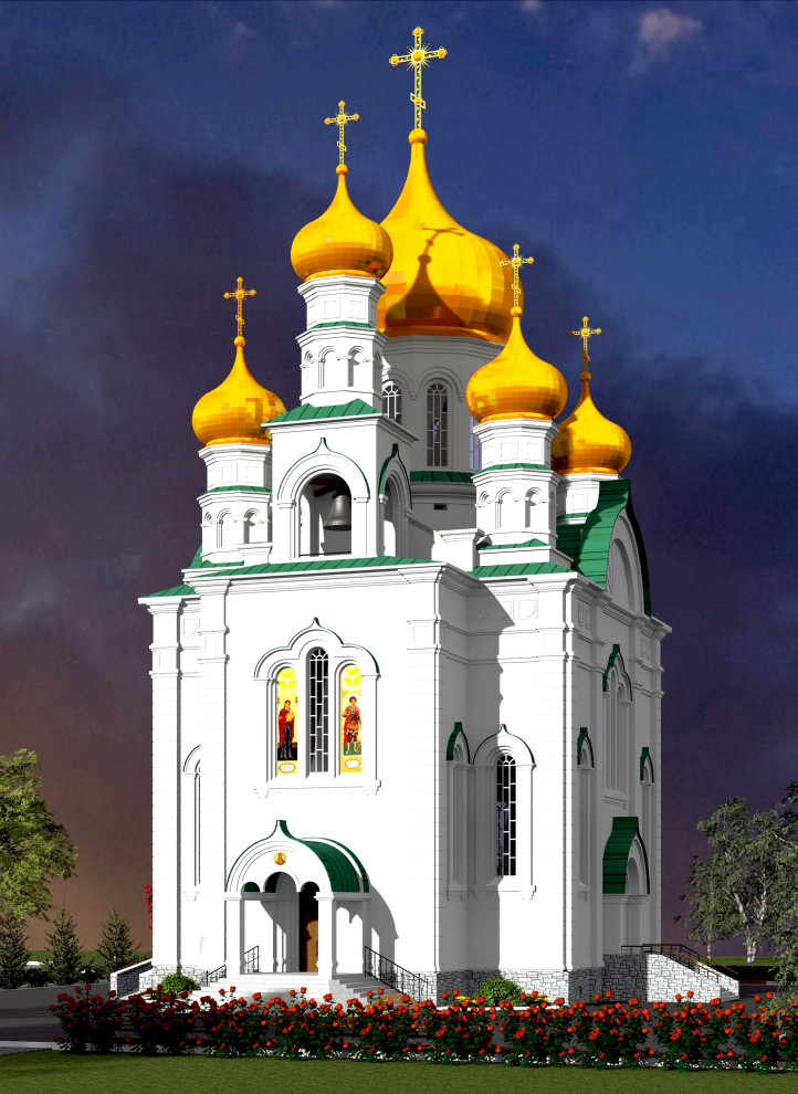 Обложка проекта: Храм на 300 прихожан в ст. Брюховецкой Краснодарского края