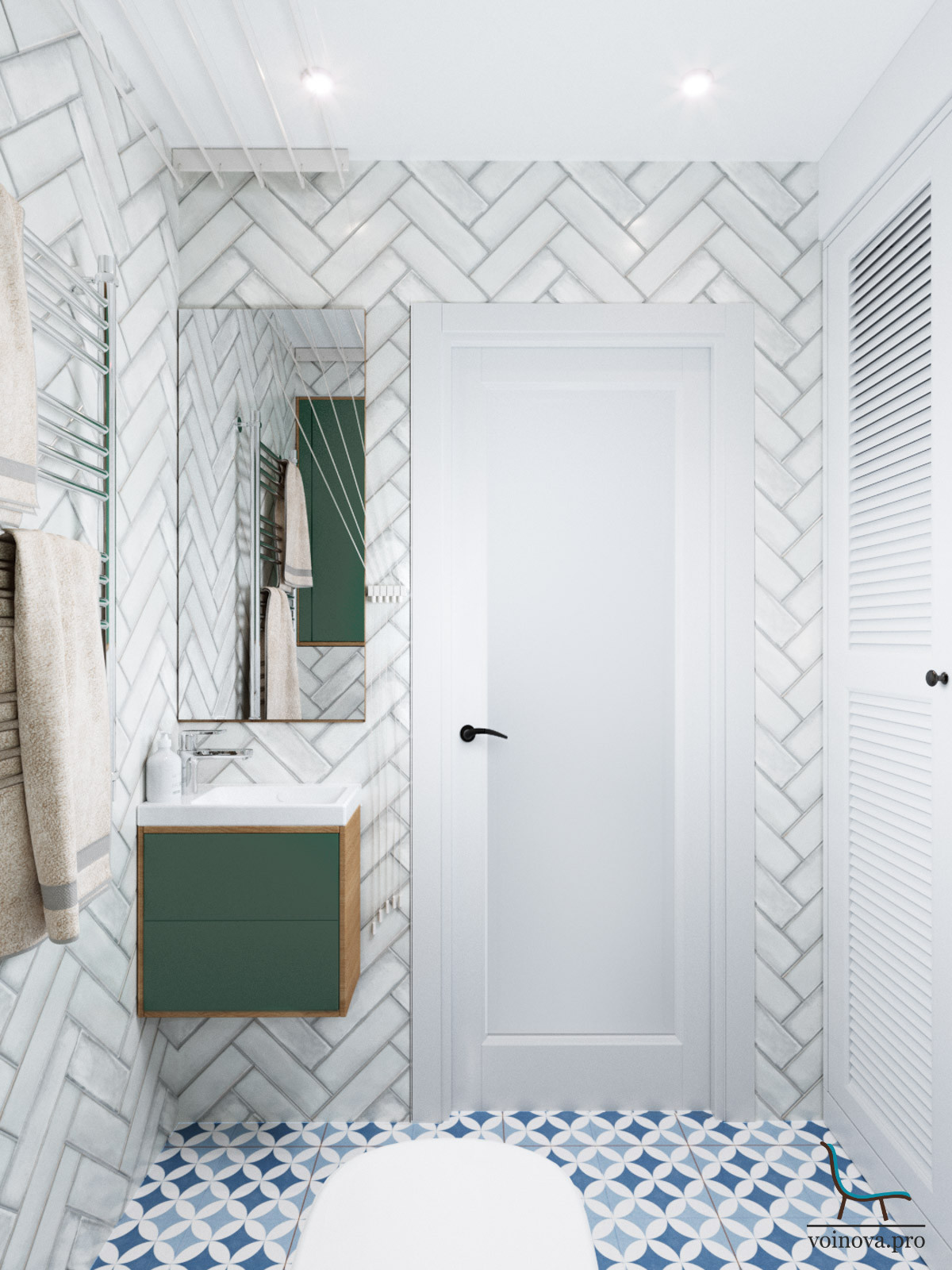 Квартира в "стиле колор-блок"