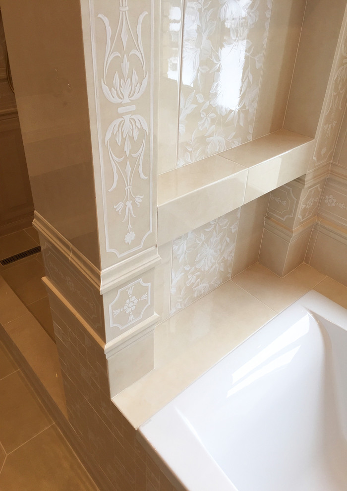 Ванная комната с окном, реализация 2019 г.