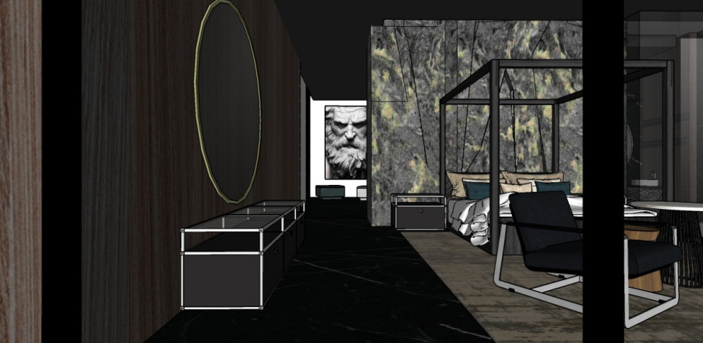 Обложка проекта: г. Сочи, визуализация бутик отеля.