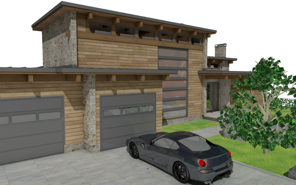 TIMBER FRAME HOUSE TF 3450