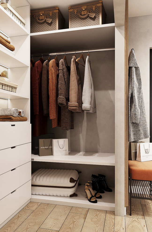 Гардеробная в современном стиле