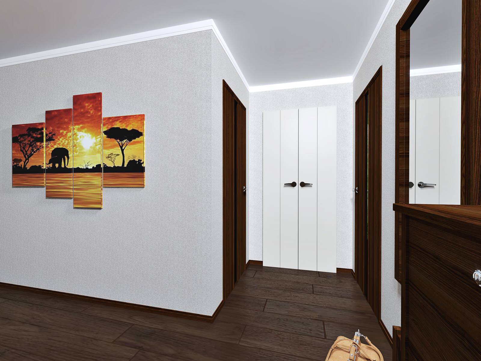 Двухкомнатная квартира для папы и сына