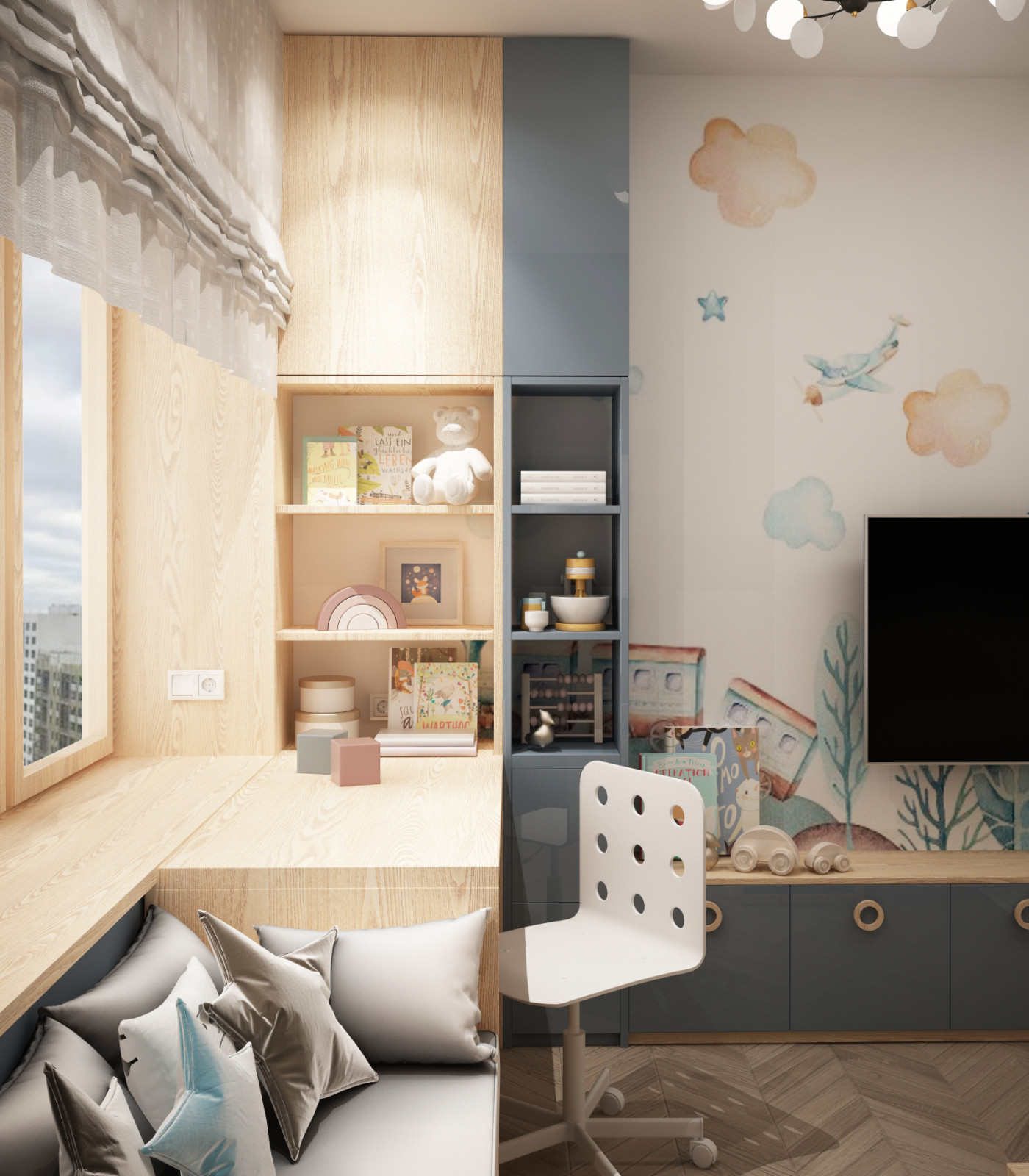 Квартира в Новой Москве_детская_комната