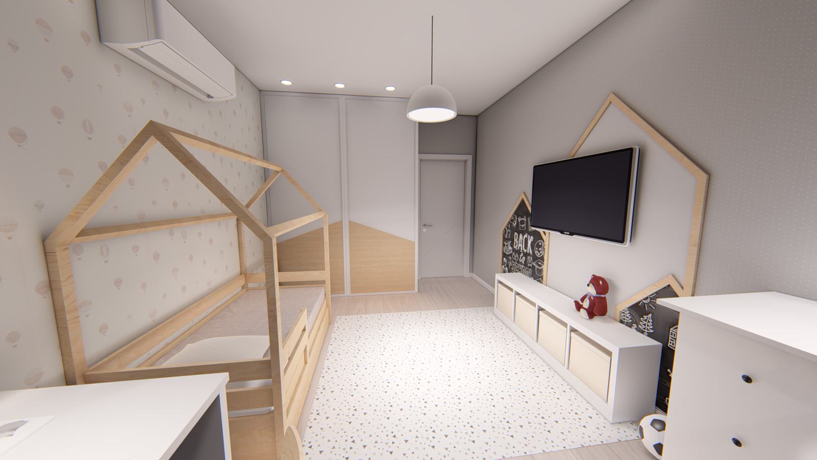 Дизайн-проект квартиры ЖК "Атмосфера"