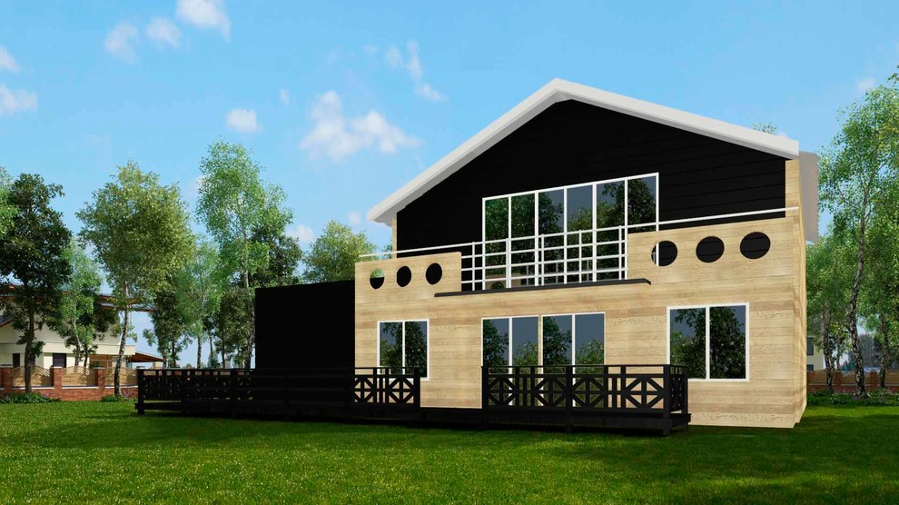 Обложка проекта: 3д визуализация частного дома/ 3d visualization privat house